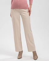 Maternity Straight-textured super stretch Noah Pants