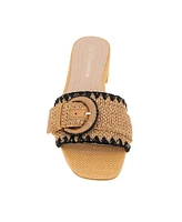 BCBGeneration Women's Camri Buckle Slide Sandals