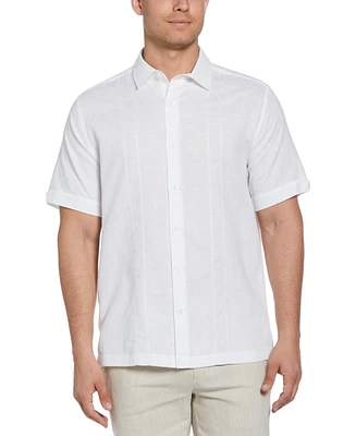 Cubavera Men's Short Sleeve Panel Button-Front Camp Shirt