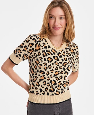 On 34th Women's Puffed-Sleeve Sweater, Exclusively at Macy's