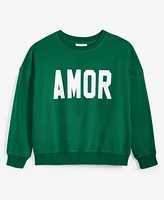 On 34th Women's Amor Graphic Sweatshirt, Exclusively at Macy's