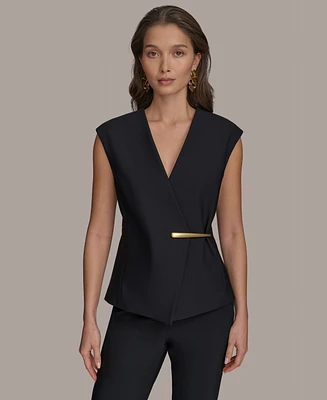 Donna Karan New York Women's V-Neck Vest