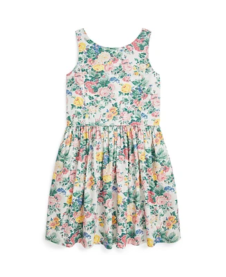 Polo Ralph Lauren Big Girls Floral Cotton Dress