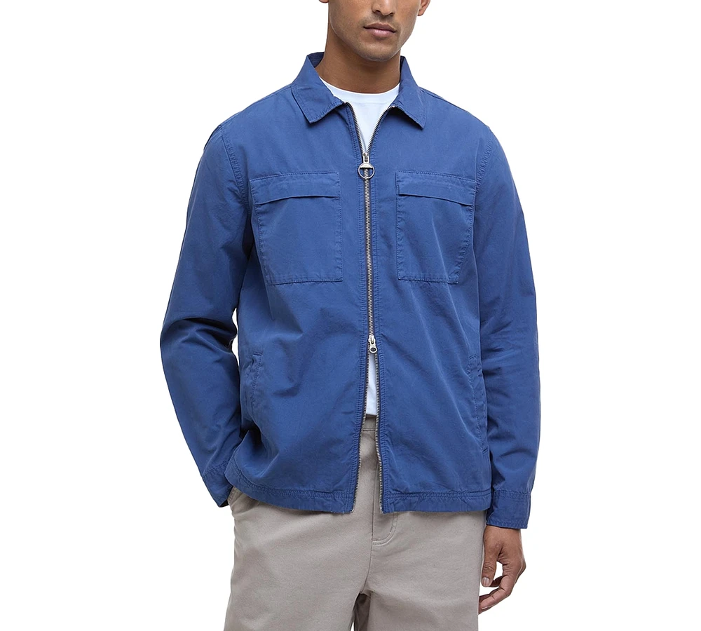 Barbour Men's Glendale Zip-Front Overshirt