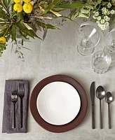 Fortessa Arezzo Brushed Black 5pc Place Setting