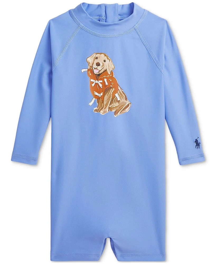 Polo Ralph Lauren Baby Dog-Print Rash Guard