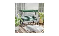 3-Seat Outdoor Porch Swing for Relaxing and Comfortable Outdoor Seating