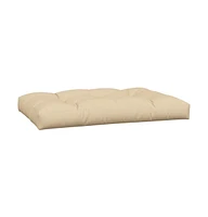 vidaXL Pallet Cushions 5 pcs Beige Fabric