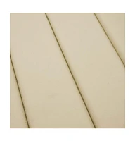 Sun Lounger Cushion Beige 78.7"x27.6"x1.2" Fabric