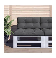 vidaXL Pallet Cushion Anthracite 31.5"x15.7"x4.7" Fabric