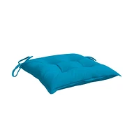 vidaXL Chair Cushions pcs Light Blue 19.7"x19.7"x2.8" Oxford Fabric