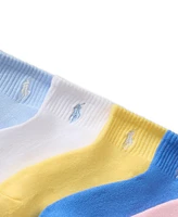 Polo Ralph Lauren Little & Big Girls Sport Quarter Socks, 6-Pack