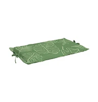 Sun Lounger Cushion Leaf Pattern Oxford Fabric