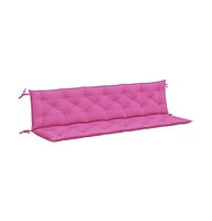 Garden Bench Cushions 2pcs Pink 78.7"x19.7"x2.8" Fabric