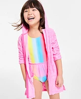 Epic Threads Toddler And Little Girls Textured Terry Hooded Cover-Up, Exclusively at Macy's