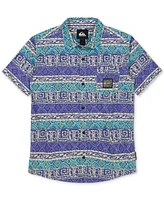Quiksilver Big Boys Global Heat Cotton Button-Down Shirt