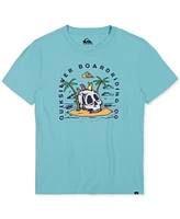 Quiksilver Big Boy Skull Hawk Graphic Cotton T-Shirt