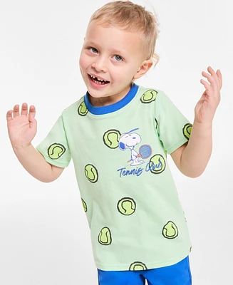 Epic Threads Toddler Boys Short-Sleeve Snoopy Tennis T-Shirt, Exclusively at Macy's