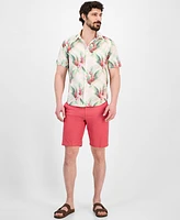 Tommy Bahama Men's Coast Paradise Blooms IslandZone Moisture-Wicking Floral Button-Down Shirt