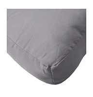 Pallet Cushion Gray 23.6"x23.6"x4.7" Fabric