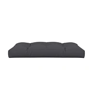 vidaXL Pallet Cushion Anthracite 47.2"x31.5"x4.7" Fabric