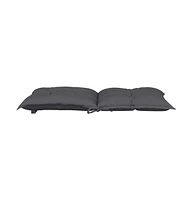 Garden Lowback Chair Cushions 4 pcs Anthracite 39.4"x19.7"x2.8" Fabric