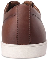 Alfani Men's Callowayy Leather Lace-Up Cap-Toe Sneakers, Exclusively at Macy's