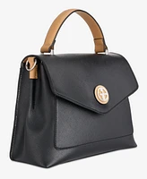 Giani Bernini Saffiano Top Handle Flap Small Top Handle Crossbody, Exclusively at Macy's