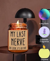 Lovery "My Last Nerve" Lavender Scented Soy Wax Candle, 10 oz.