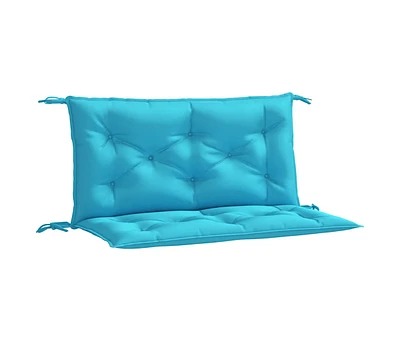 Garden Bench Cushions 2pcs Turquoise 39.4"x19.7"x2.8" Fabric