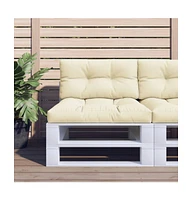 Pallet Cushion Cream 27.6"x15.7"x4.7" Fabric