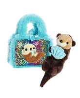 Aurora Small Zoo Collection Fancy Pals Fashionable Plush Toy Sea Otter 7"