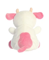 Aurora Medium Party Sized Belle Strawberry Cow Palm Pals Adorable Plush Toy Pink 12"