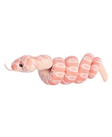 Aurora Small Wrist Wranglers Snow Corn Snake Snake Playful Plush Toy Pink 8"