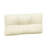 vidaXL Pallet Cushions 5 pcs Cream Fabric