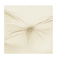 Garden Bench Cushion Cream White 43.3"x19.7"x2.8" Oxford Fabric