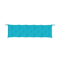 Garden Bench Cushions 2 pcs Turquoise Oxford Fabric