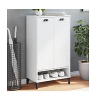 Shoe Cabinet Viken White Engineered Wood