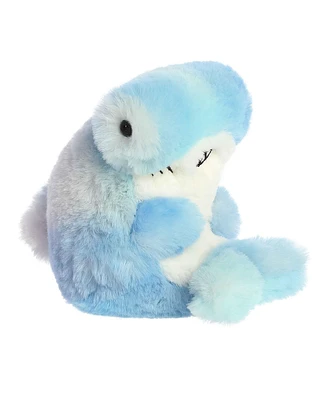 Aurora Mini Hamish Hammerhead Shark Rolly Pet Playful Plush Toy Blue 5"