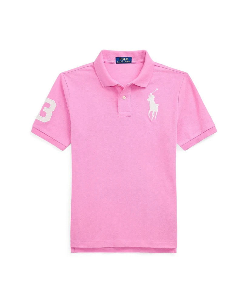 Polo Ralph Lauren Big Boys Pony Cotton Mesh Shirt