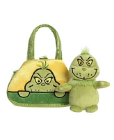 Aurora Small Fancy Pal Peek-a-Boo Grinch Dr. Seuss Whimsical Plush Toy Green 7.5"