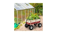 Garden Cart – Durable Outdoor Rolling Cart for Lawn, Gardening, and Yard Work