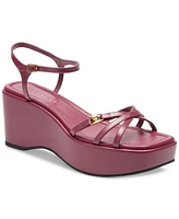 Coach Women's Ginny Leather Platform Sandals