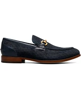 Stacy Adams Men's Brinkley Moc Toe Metal Bit Slip On Shoe