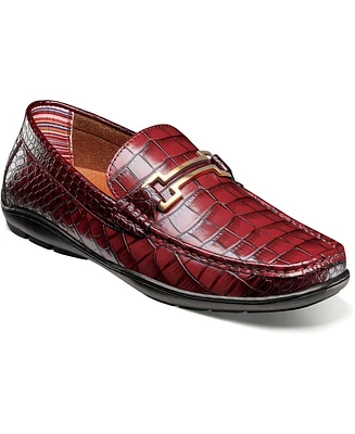Stacy Adams Men's Embrey Moc Toe Bit Slip On Loafer