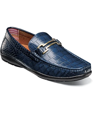Stacy Adams Men's Embrey Moc Toe Bit Slip On Loafer