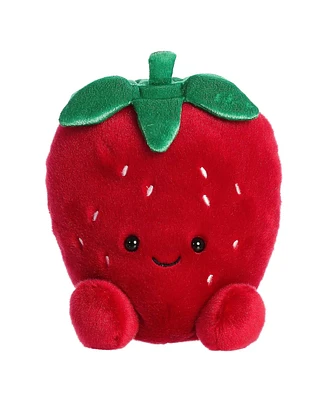 Aurora Small Party Sized Juicy Strawberry Palm Pals Adorable Plush Toy Red 7"