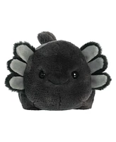 Aurora Medium Ally Black Axolotl Spudsters Adorable Plush Toy 10"