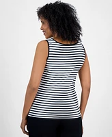 Style & Co Women's Pima Cotton Scoop-Neck Tank Top, Exclusively at Macy's