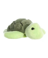 Aurora Mini Saavy Sea Turtle Shoulderkins Adorable Plush Toy Green 5"